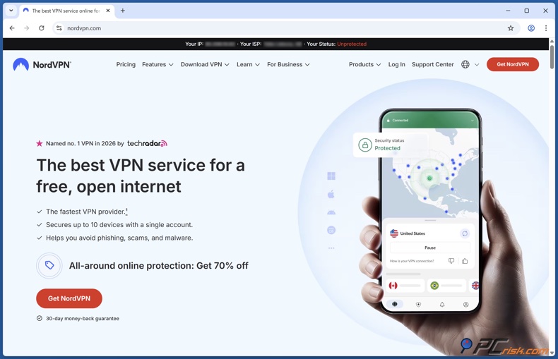nordvpn-homepage
