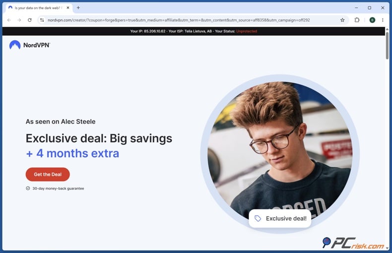 NordVPN Alec Steele deal