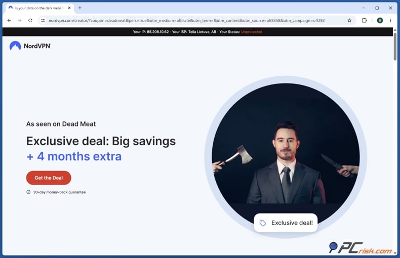 NordVPN Dead Meat deal