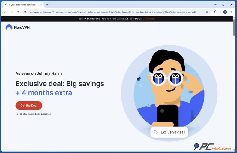NordVPN Johnny Harris deal