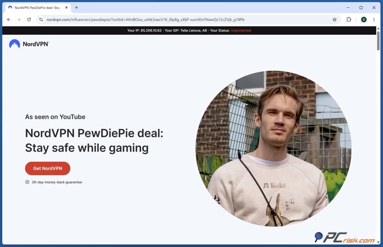 NordVPN PewDiePie deal