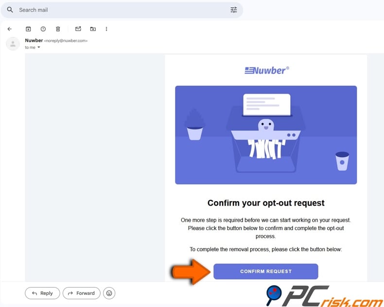 Nuwber opt-out 6