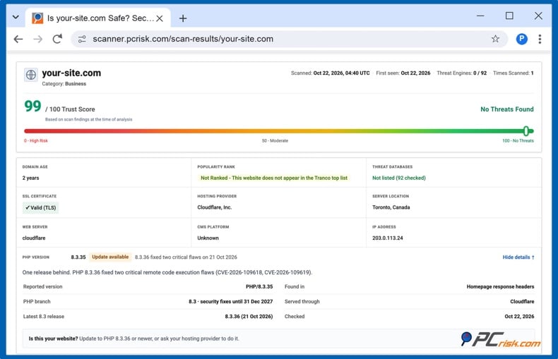 PHP security release