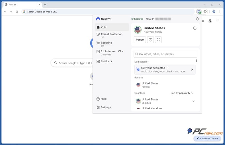 nordvpn-chrome-extension