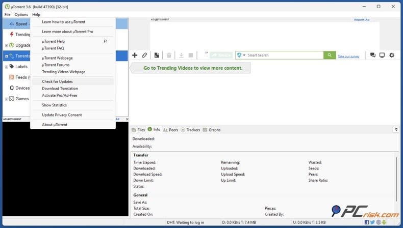 Update uTorrent client