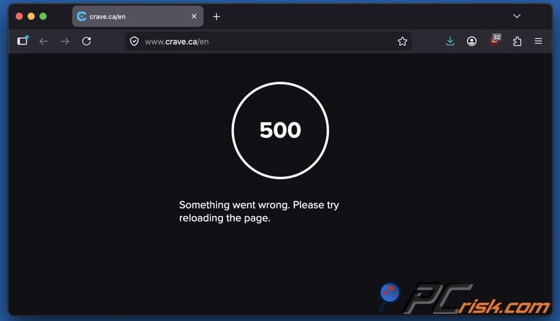 Crave 500 error