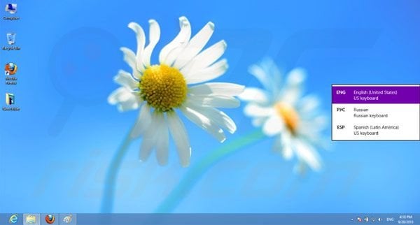 Windows key plus Space