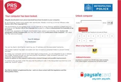 Browser piracy virus targeted at United Kingdom