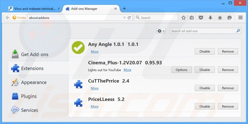 Removing The proxy server is not responding ads from Mozilla Firefox step 2