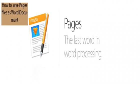 How to Export Pages Documents to Word Documents?