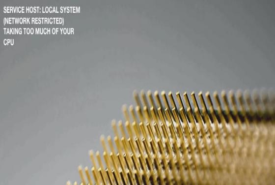 FIX: Service Host: Local System (Network Restricted) High CPU Usage