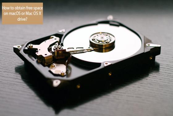 How to Obtain Free Space on Mac drive?