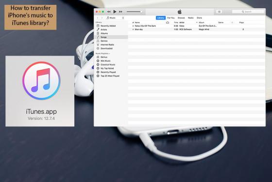 How to Transfer Music in Your iPhone to iTunes Library?