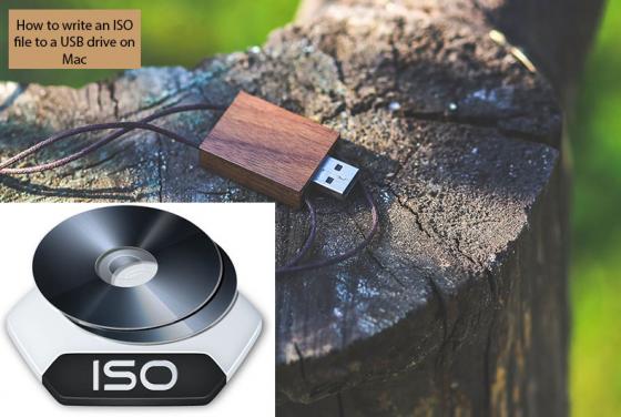 How to Write an ISO File to an USB Drive on Mac?