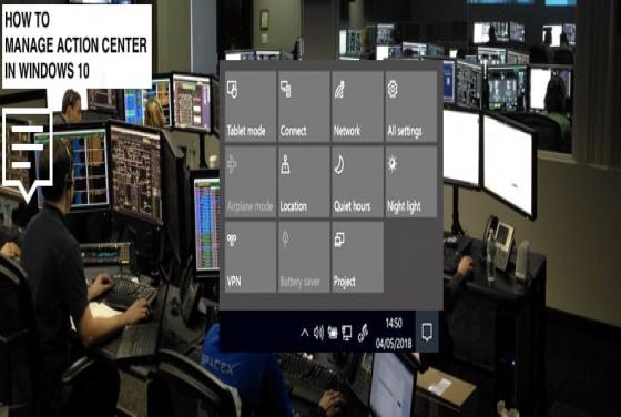 How to Manage Action Center in Windows 10?