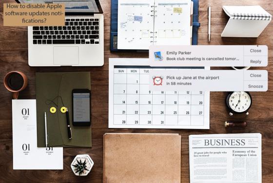 How to Disable Apple Software Updates Notifications?