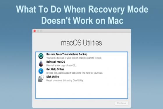 Fix Mac Recovery Mode Not Working