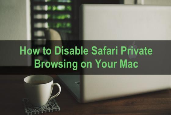 Turn Off Safari Private Browsing on Mac