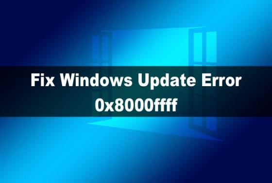 Fix Windows Update Error 0x8000ffff