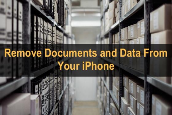 Want to Delete Data and Documents From Your iPhone? Here's How You Can Do That!