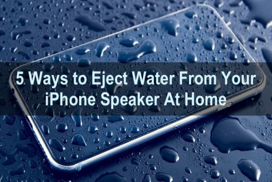 Simple Tricks For How to Eject Water From iPhone Speaker