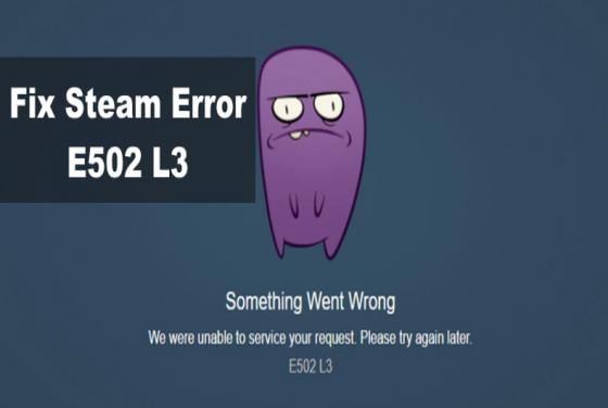 Steam E502 L3  Error | 3 Ways to Fix It 