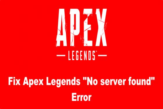 How to Fix Apex Legends "No Servers Found" Error