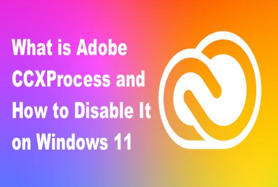 What Is CCXProcess.exe, Why and How to Disable It