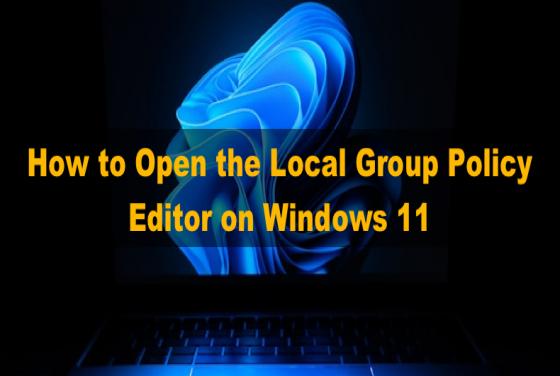 9 Ways to Open Group Policy Editor on Windows 11