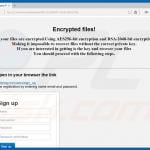airacrop ransomware HOW TO DECRYPT YOUR FILES screenshot 1