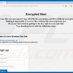 airacrop ransomware HOW TO DECRYPT YOUR FILES screenshot 1