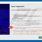 EZSearch adware distributing installer