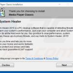 System Healer PUP promoting installer (sample 3)