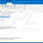 Emotet malware distributing email