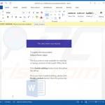 Emotet trojan-distributing MS Word document (sample 3)