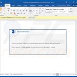 Emotet trojan-distributing MS Word document (sample 1)