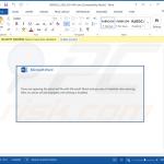 Emotet trojan-distributing MS Word document (sample 4)