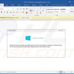 Emotet trojan-distributing MS Word document (sample 6)