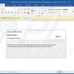 Emotet trojan-distributing MS Word document (sample 7)