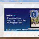 Rogue installer promoting booking.com