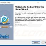 Easy Driver Pro installation setup (sample 2)