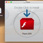 fake Flash Player installer