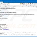 Deceptive email spreading a malicious Microsoft Office document (sample 1)