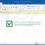 IcedID trojan-injecting MS Word document