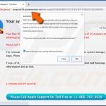 Pop-up scam promoted via azurewebsites.net site (sample 4)