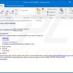 Spam email spreading Dridex malware (sample 2)