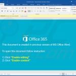 Malicious doc used to inject ZLoader malware
