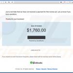 QuickBooks-themed spam email used to spread Dridex trojan (sample 1)