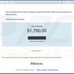 QuickBooks-themed spam email used to spread Dridex trojan (sample 1)