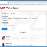 Dear YouTube user, Congratulations! scam fourth question